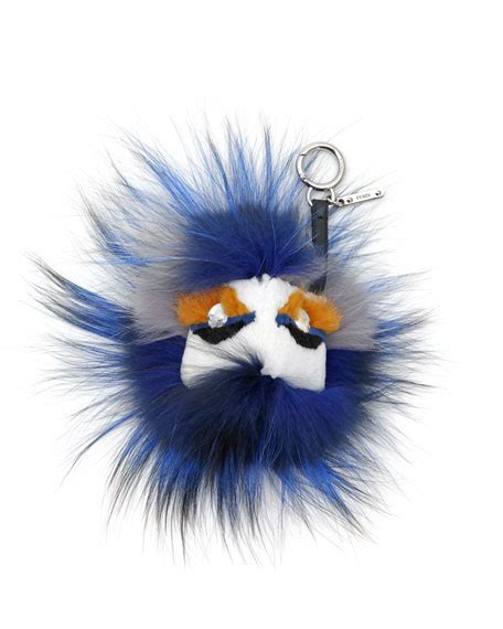 fendi crystal-eyed fur monster charm for handbag|Add A Little Monster To Your Bag With a Fendi Fur Charm.